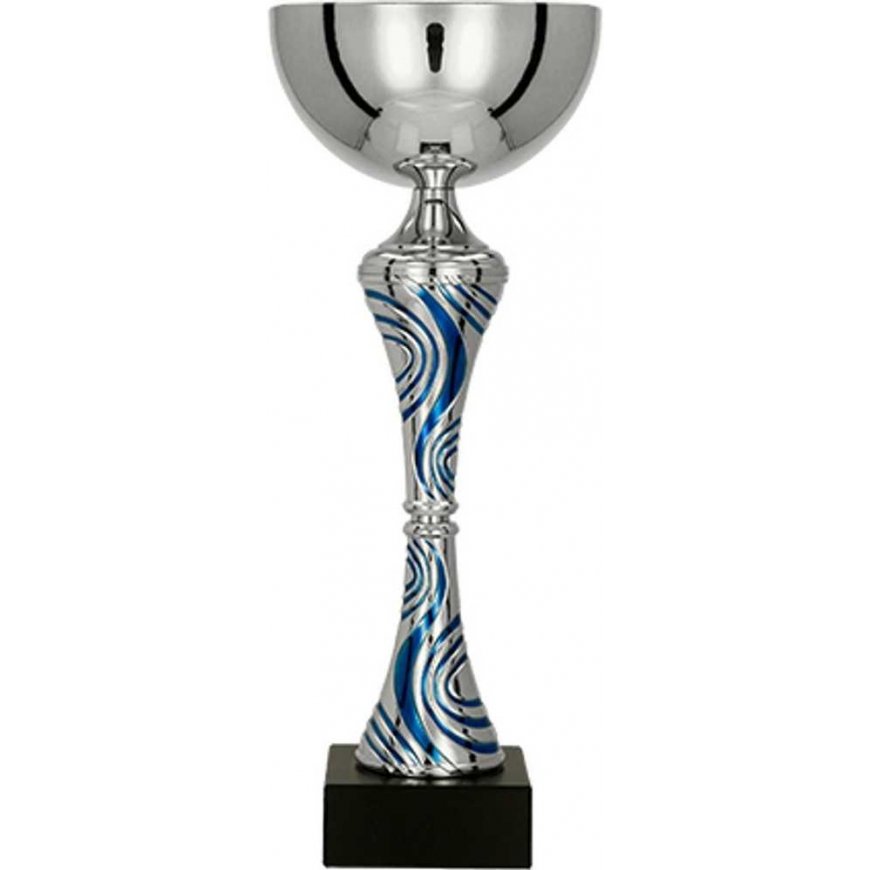 Detail Puchar metalowy silver and blue