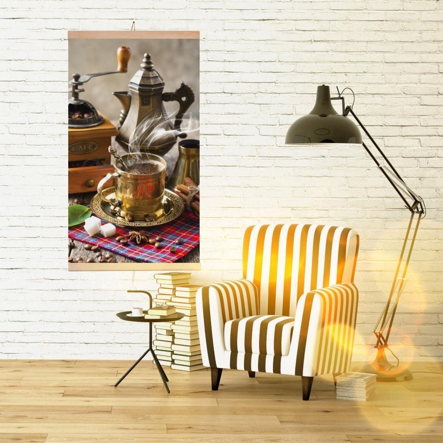 Infraraudonųjų spindulių šildytuvas - lankstus šildymo skydelis 430W TRIO design 5 kava, matmenys 100x57cm – 4