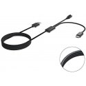 Tactical Taktinis USB įkrovimo ir duomenų 2in1 laidas, skirtas Garmin Fenix 7 + USB-C