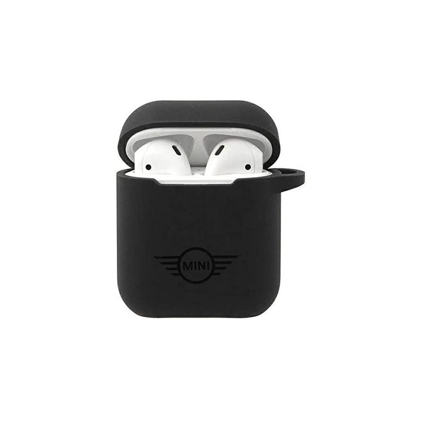 Mini Morris Mini MIACA2SLTBK AirPods Cover Exclusive/Black Hard Silicone Case – 2