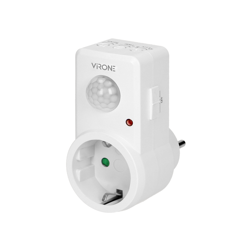 Orno Socket motion sensor 120°, IP20