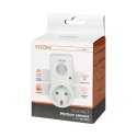 Orno Socket motion sensor 120°, IP20, 280W, Schuko version