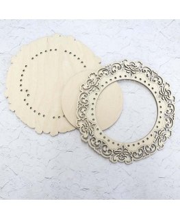 Beldizart Small round lace frame OR-031