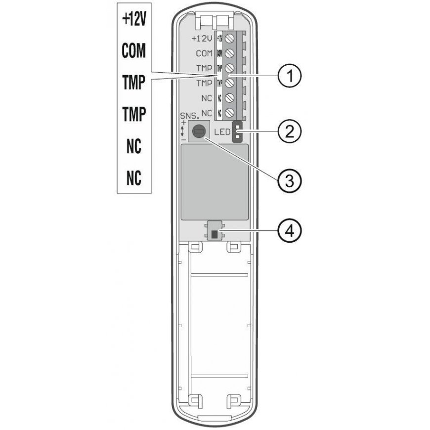 CURTAIN SENSOR PIR CD-2 SATEL – 4