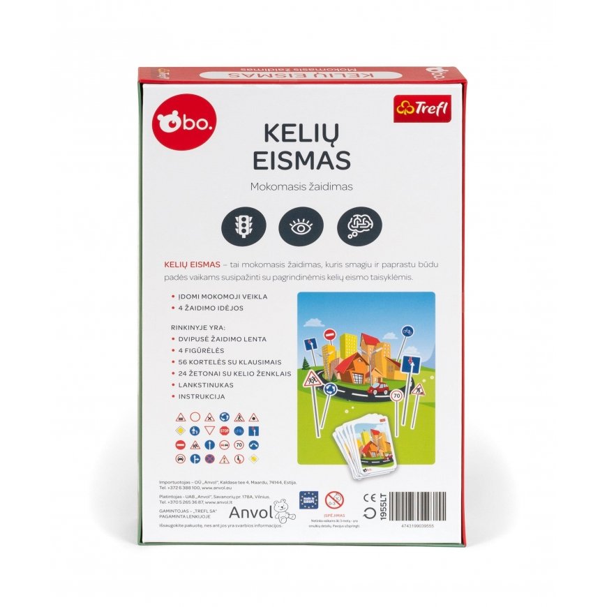 bo. Mokomasis žaidimas „Kelių eismas“, lietuvių k. – 2
