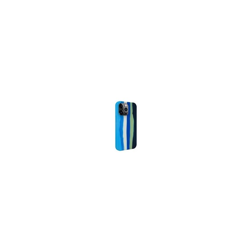 Case Evelatus Apple iPhone 15 Pro Max Silicone case Multi-Colored Blue