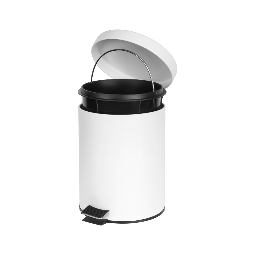 Teesa Šiukšliadėžė łazienkowy 3 l (balta) – 2