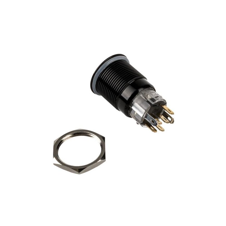 DimasTech DimasTech Vandalismusschalter/-taster 19mm, Blackline Dot - RGB – 4