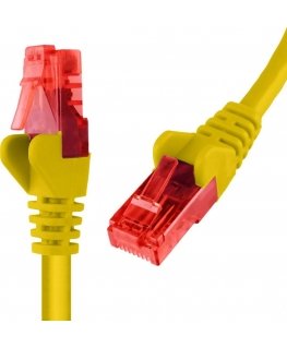 Spacetronik Cable RJ45 CAT 6 U/UTP AWG24 yellow 20m
