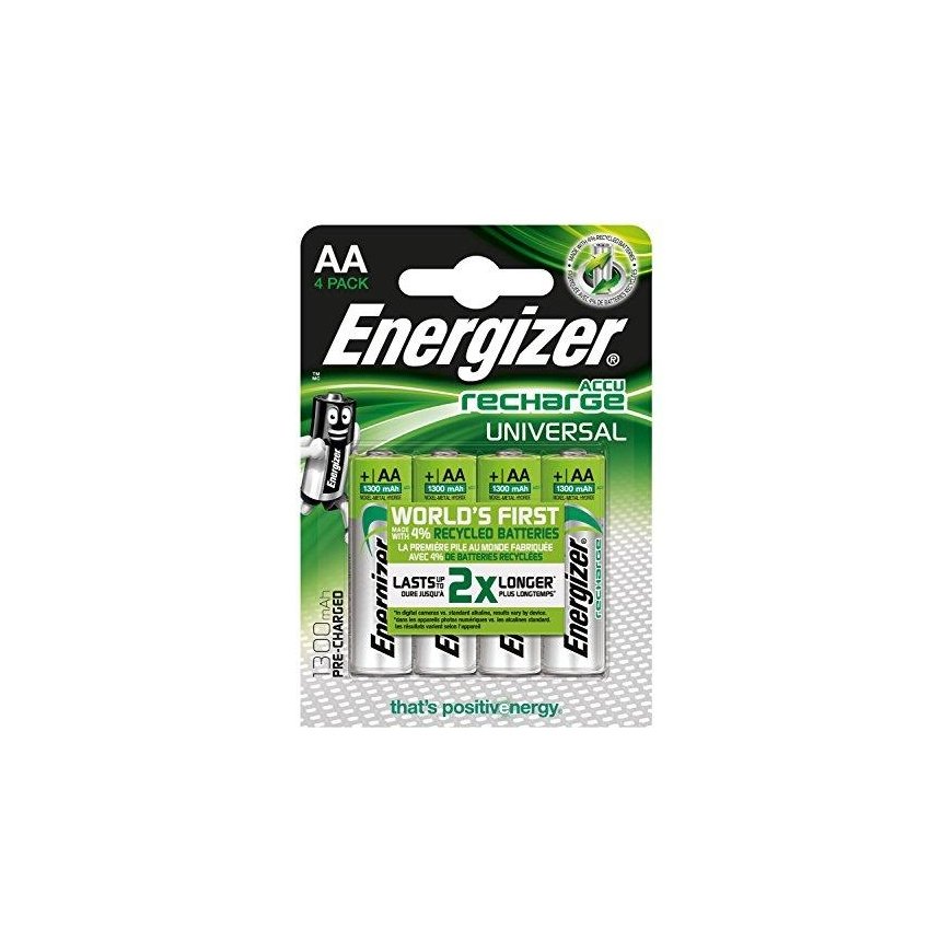 ENERGIZER akumuliatorius UNIWERSAL AA 1300mAh /4vnt..
