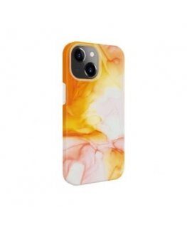 Evelatus Apple iPhone 15 Premium Silicone case Customized Print Orange