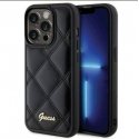 Guess Apple iPhone 15 Pro Max HC PU QUILTED METAL LOGO Black Guess Apple iPhone 15 Pro Max HC PU QUILTED METAL LOGO Black