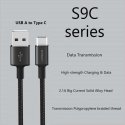 Orsen S9C USB A and Type C 2.1A 1m black Orsen S9C USB A and Type C 2.1A 1m black