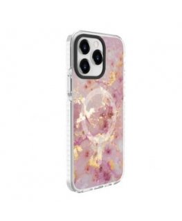 Evelatus Apple iPhone 15 Pro Max PC+TPU With MagSafe Customized Print Pink