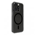 Evelatus - iPhone 15 Pro Clear Case With MagSafe and Camera Protection Transparent Black Evelatus - iPhone 15 Pro Clear Case With MagSafe and Camera Protection Transparent Black