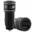 Charger BMW Charger samochodowa BMW BMCCMUSBCK PD-QC 3.0 20W Fast Charge black/black M Edition Charger BMW Charger samochodowa BMW BMCCMUSBCK PD-QC 3.0 20W Fast Charge black/black M Edition