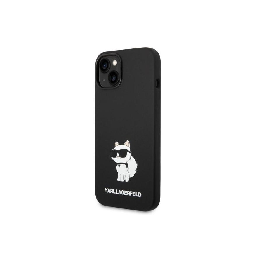 Karl Lagerfeld Case for iPhone 14 Plus 6.7" KLHCP14MSNCHBCK Black HC Silicone NFT Choupette – 2