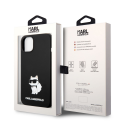 Karl Lagerfeld Case for iPhone 14 Plus 6.7" KLHCP14MSNCHBCK Black HC Silicone NFT Choupette