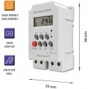 Qoltec Electronic timer din rail pc0629