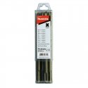 Drill Makita D-44971 SDS-PLUS Set (5.5x160mm 6x160mm 6.5x160mm 7x160mm 8x160mm 10x160mm 12x160mm 15x160mm chisel 160mm chisel 20