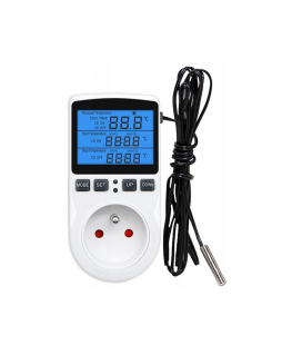 Inne Thermostat with socket 230V E6185