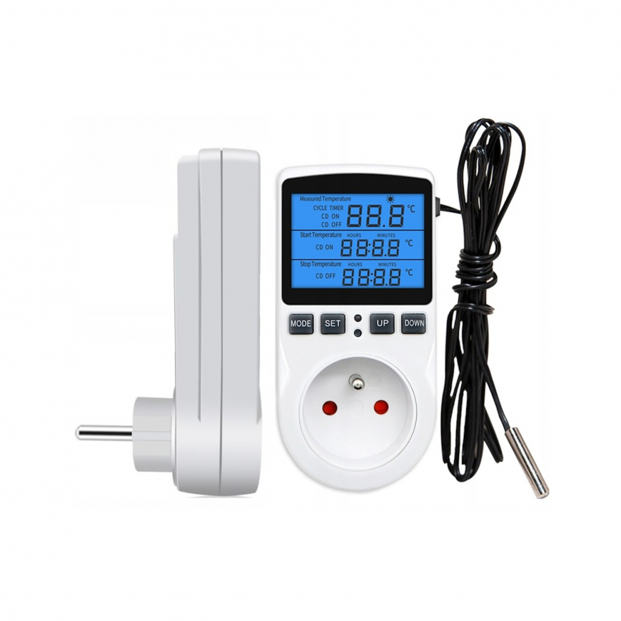 Inne Thermostat with socket 230V E6185 – 3