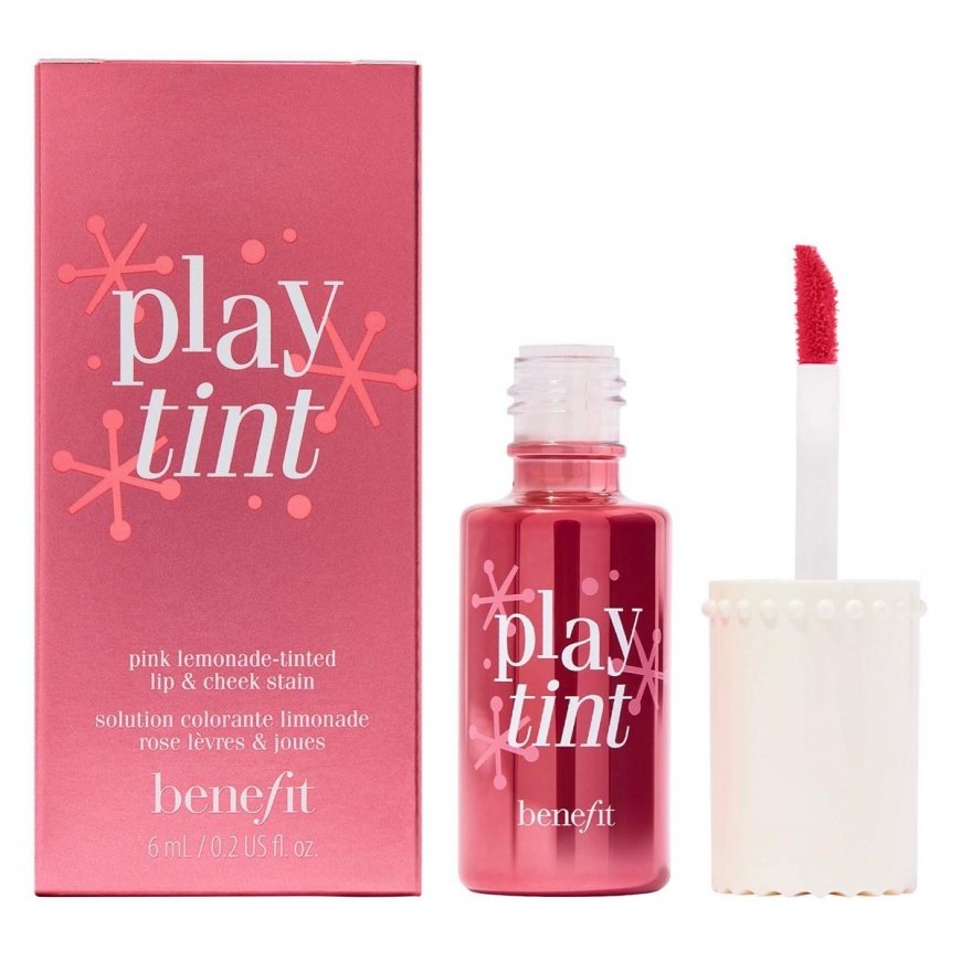 Benefit Playtint Cheek & Lip Stain róż w płynie do ust i policzków Rožinė Lemonade 6ml