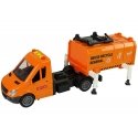 Lean Sport Lean Cars Garbage Truck with Friction Gear Sound Effects Orange Lean Sport Lean Cars Garbage Truck with Friction Gear Sound Effects Orange