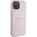 Dėklas Guess GUHMP15SPSAHMCP iPhone 15 6.1" rožinė|pink hardcase Saffiano MagSafe Dėklas Guess GUHMP15SPSAHMCP iPhone 15 6.1" rožinė|pink hardcase Saffiano MagSafe