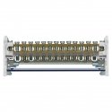 Orno 2-row distribution block, 15 wires Orno 2-row distribution block, 15 wires