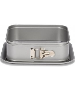 Patisse step-shaped square 24 cm silver steel