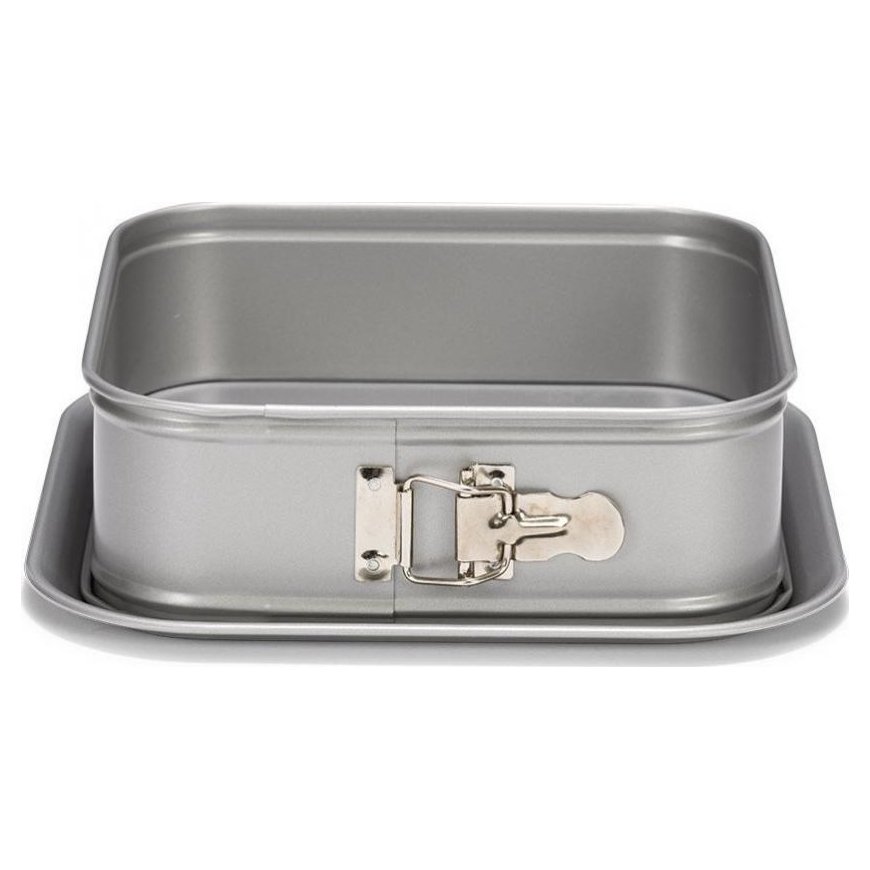 Patisse step-shaped square 24 cm silver steel