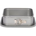 Patisse step-shaped square 24 cm silver steel