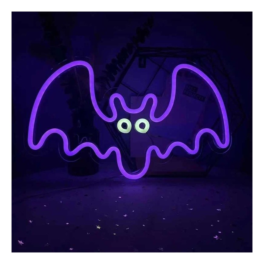 TelForceone Neon PLEXI LED FLYING BAT purple FPNE11 Forever Light