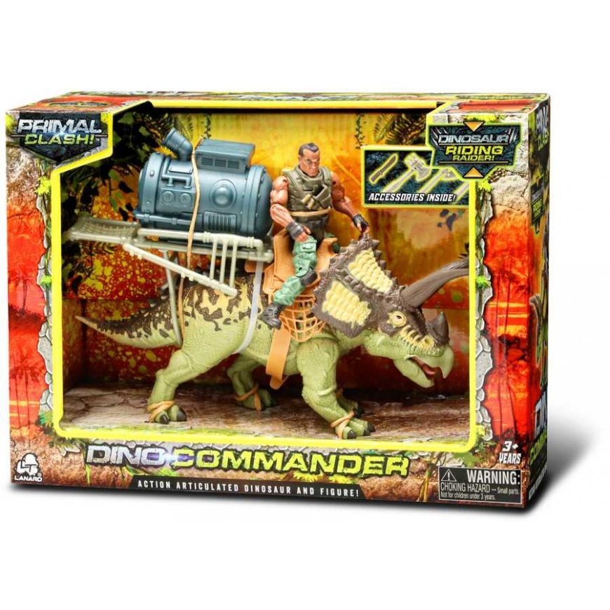 PRIMAL CLASH Kovotojas su dinozauru