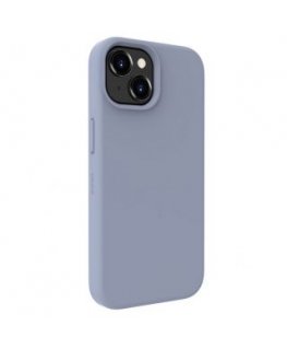 Evelatus Apple iPhone 15 Premium Magsafe Soft Touch Silicone Case Lavender Gray