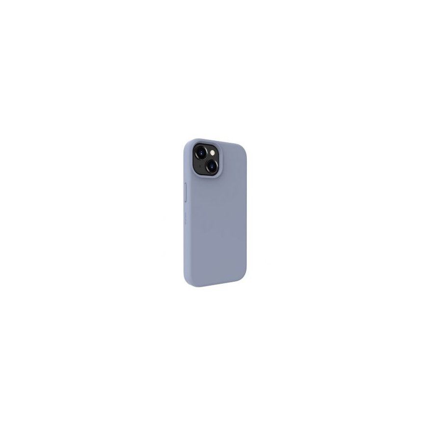 Evelatus Apple iPhone 15 Premium Magsafe Soft Touch Silicone Case Lavender Gray