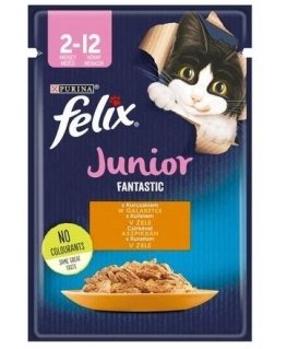 Felix Fanstastic Junior - wet cat food - 85 g