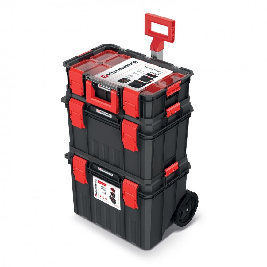 Kistenberg Prosperplast Rinkinys Modular Solution įrankių dėžės KMSS553585B – 2