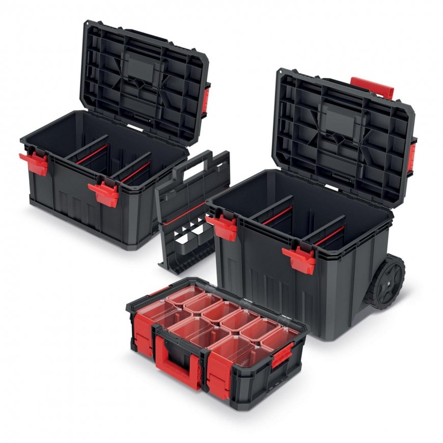 Kistenberg Prosperplast Rinkinys Modular Solution įrankių dėžės KMSS553585B – 4