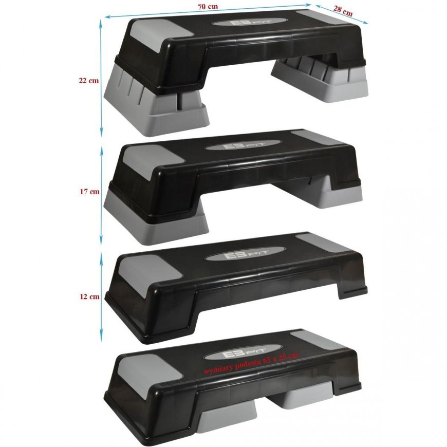 Aerobic step 70x28cm 3-step adjustment Eb fit – 5