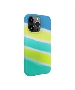 Evelatus Apple iPhone 15 Pro Silicone case Multi-Colored Yellow Green