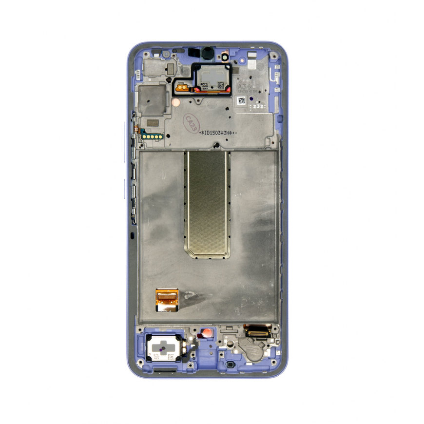 LCD screen + touch unit + front cover Samsung A346B Galaxy A34 5G Awesome Violet (replacement package)
