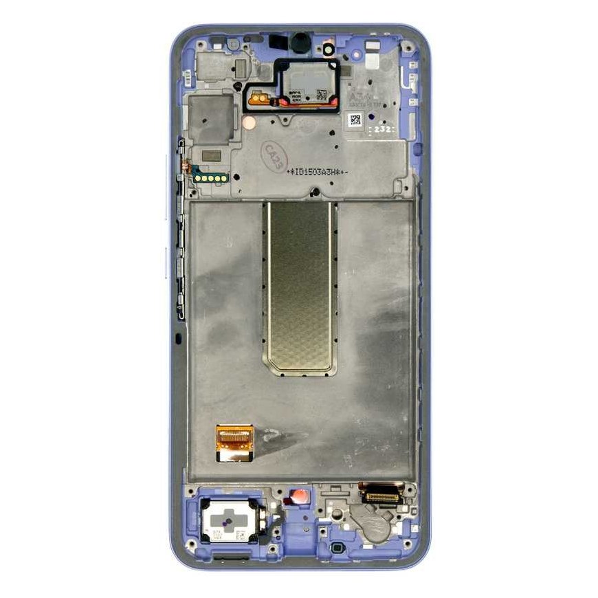 LCD ekranas + jutiklinis blokas + priekinis dangtelis Samsung A346B Galaxy A34 5G Awesome Violet (pakeitimų paketas) – 3