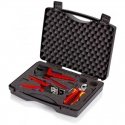 Saulės modulių jungčių apdirbimo replių rinkinys KNIPEX Saulės modulių jungčių apdirbimo replių rinkinys KNIPEX