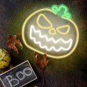 Oem TelForceone Neon PLEXI LED ANGRY PUMPKIN Yellow White FPNE14 Forever Light Oem TelForceone Neon PLEXI LED ANGRY PUMPKIN Yellow White FPNE14 Forever Light