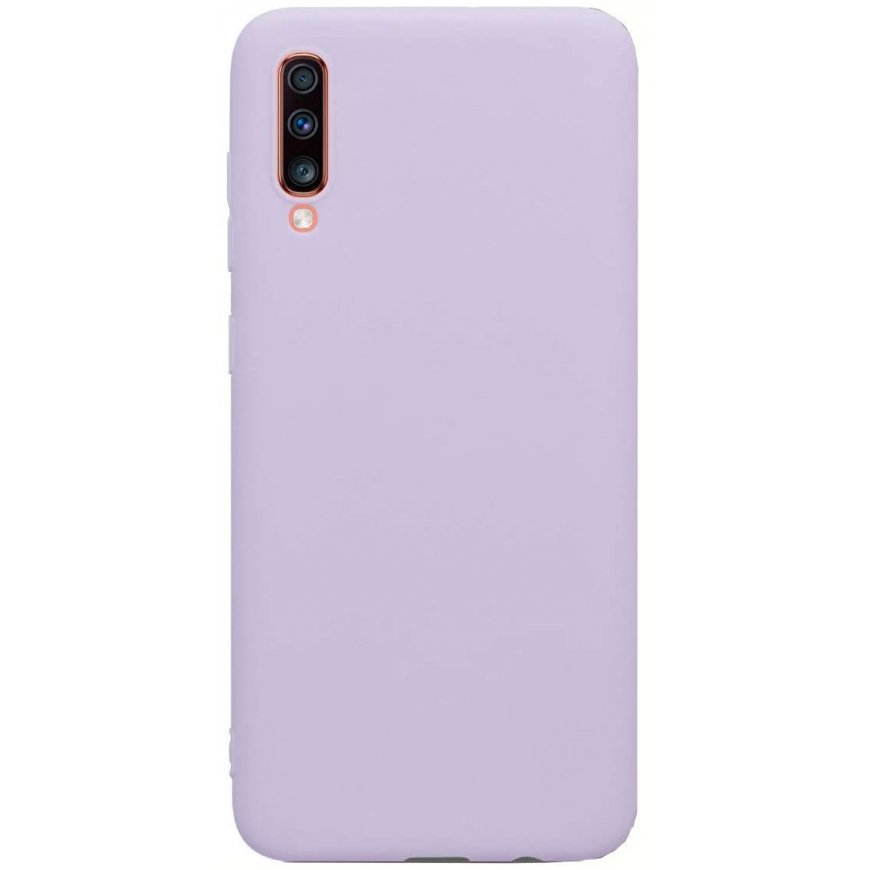 Evelatus Samsung Galaxy A70 Nano Silicone Case Soft Touch TPU Blue