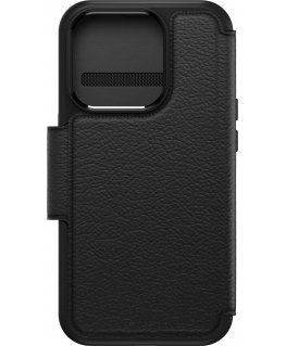 Otterbox Strada MagSafe -lompakkokotelo, iPhone 15 Pro, musta