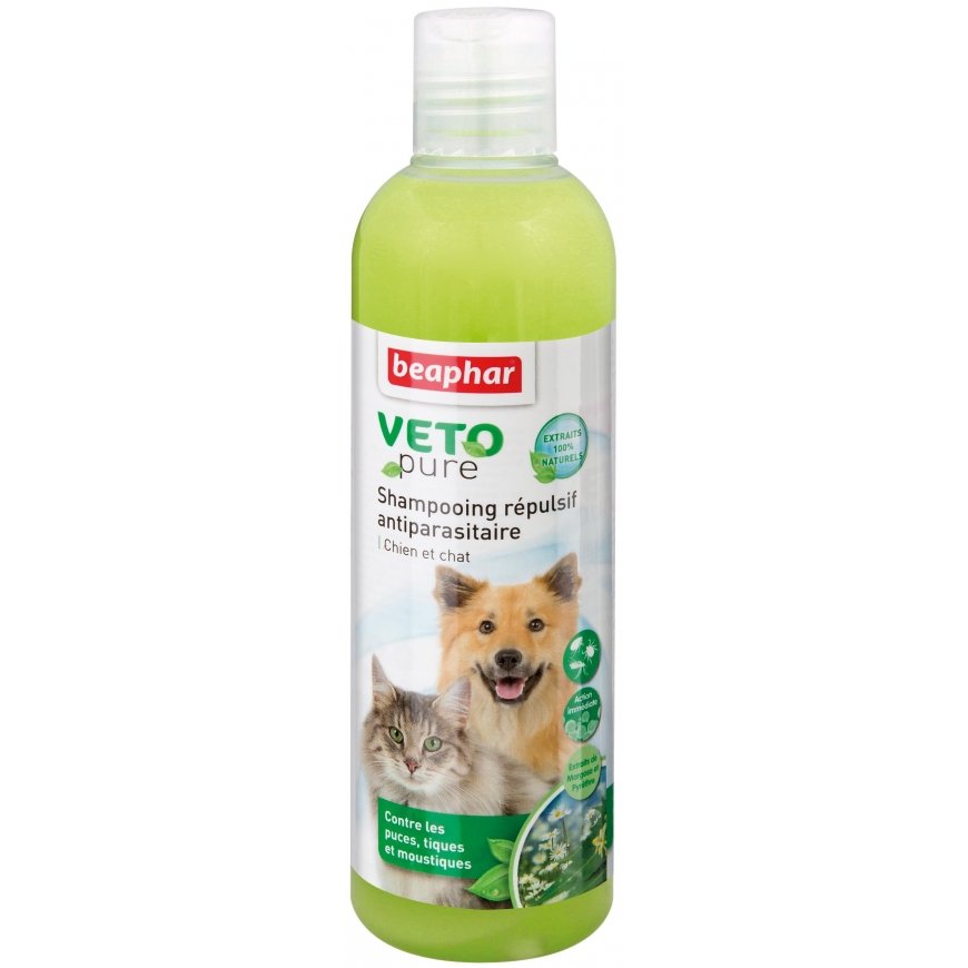 Beaphar VETO Pure antiparasitic shampoo for