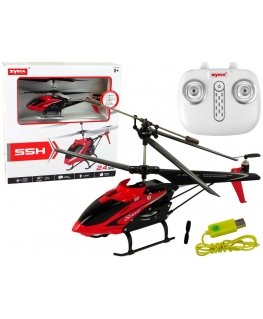 Lean Cars RC Helicopter S5H SYMA 2.4G Red